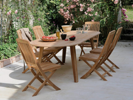 Chaise pliante Rias – Chaise de jardin en teck massif FSC®