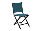 Châssis graphite / Assise bleu