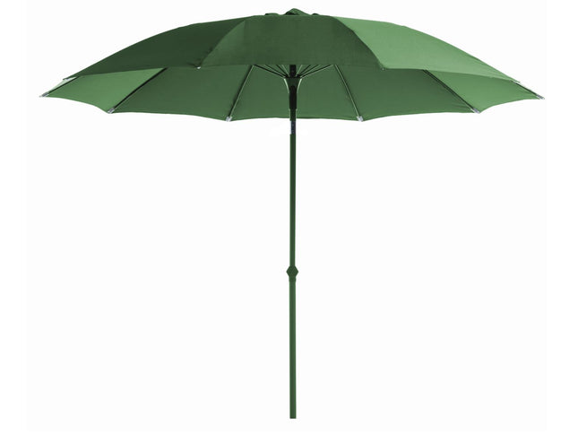 Parasol droit Ø 270 cm (coloris mât/toile assortis)