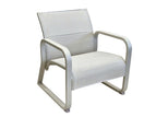Châssis Crème / Assise Chevron Crème