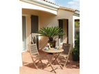 Châssis acacia / assise taupe
