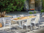 Châssis blanc / assise chevron