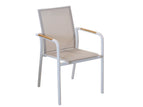 Châssis blanc / assise chevron