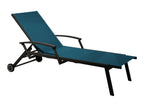 Châssis graphite / Assise bleu