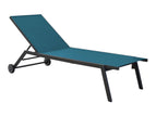 Châssis graphite / Assise bleu