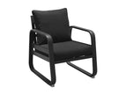 Châssis graphite / assise chiné gris