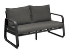 Châssis graphite / assise chiné gris