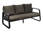 Châssis graphite / assise chiné gris
