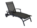 Châssis graphite / Assise chevron noir