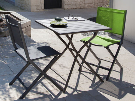 Gueridon de jardin pliant GLOBE 70 X 70 cm