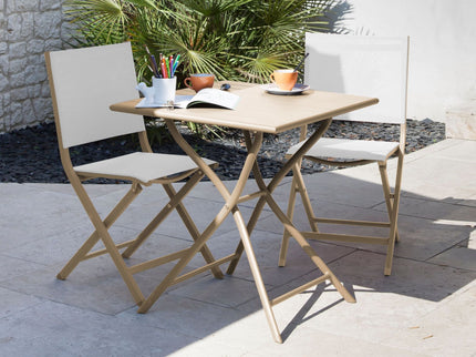 Chaise pliante Thema (TPEP chiné Blanc)