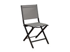 Châssis graphite / Assise chiné perle