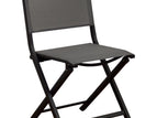 Châssis graphite / assise chiné perle